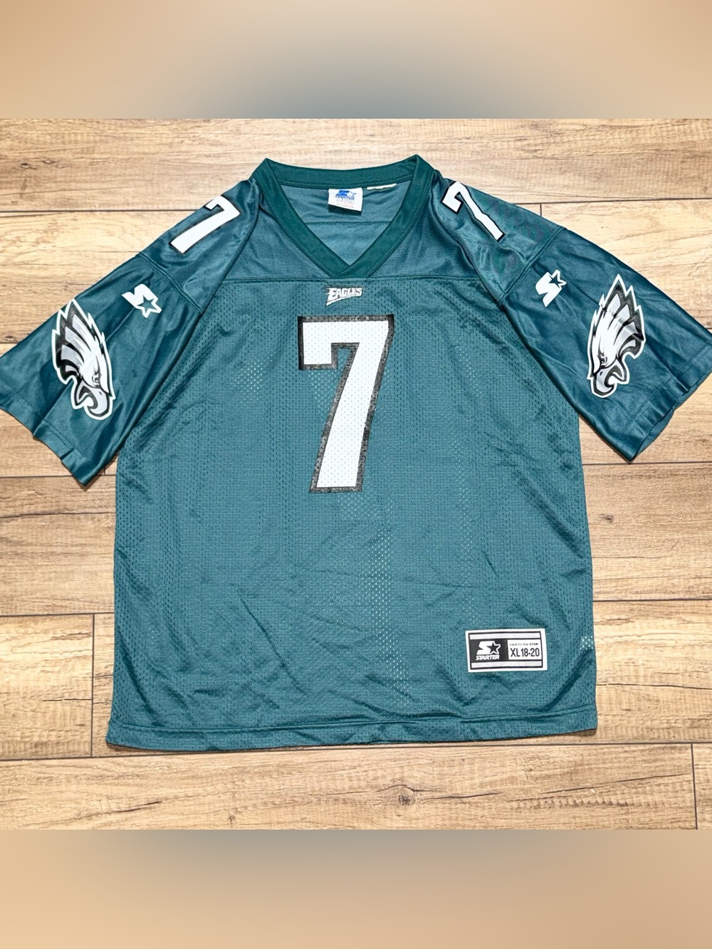 Vintage Philadelphia Eagles Bobby Hoying Starter NFL Throwback Jersey Youth XL